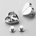 thumbnail image 3 of 10 Pairs Heart-Shaped Magnetic Curtain Closure, Magnetic Curtain Clips, Strong Double-Sided Holders, for Home Bedroom Office Draperies to Prevent Light Leaking (Gold), 3 of 7