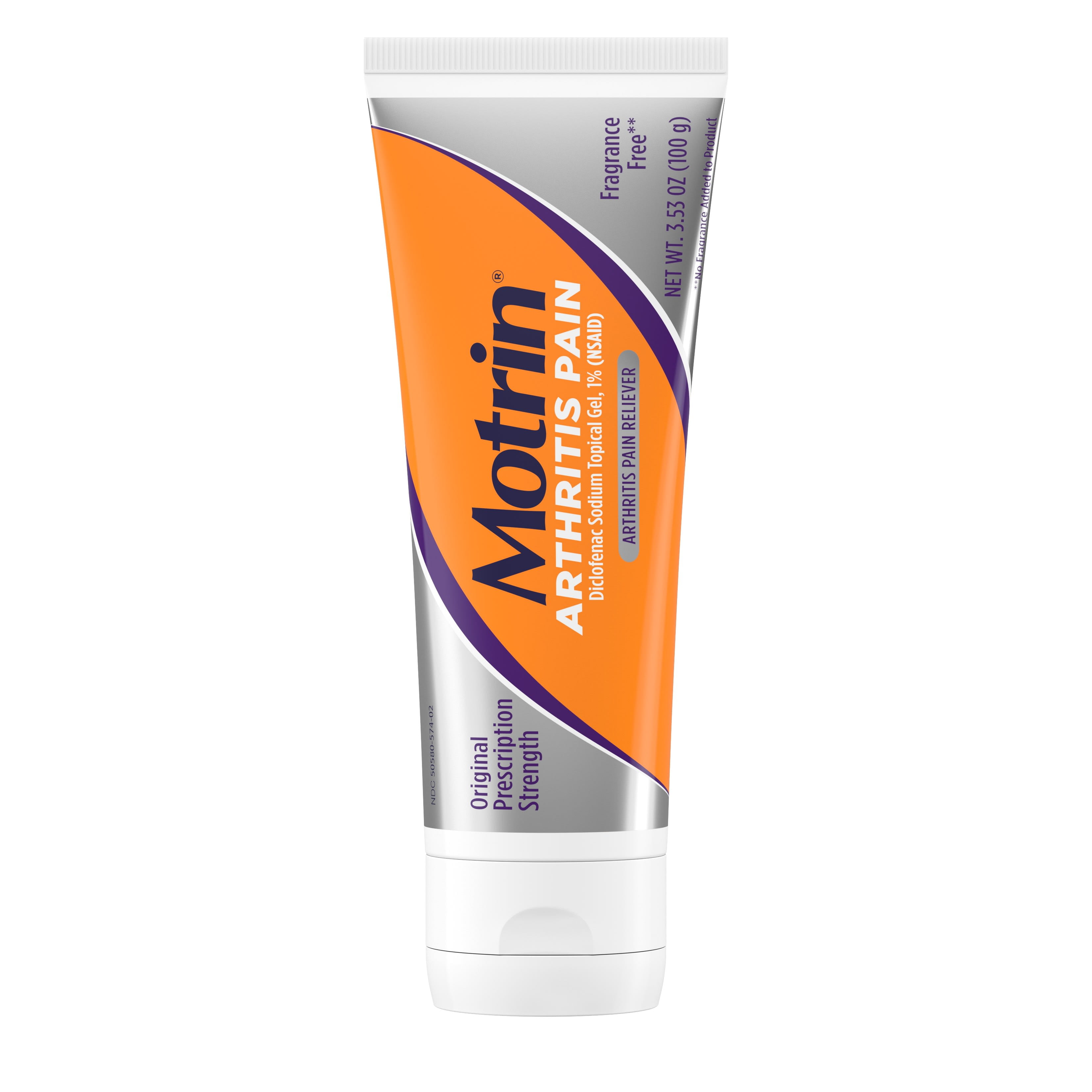Motrin Arthritis Pain Relief Diclofenac Sodium Topical Gel 1, 3.53 Oz