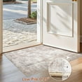 thumbnail image 6 of Uermei 2x3 Washable Entryway Rug: Non-Slip Soft Small Indoor Area Rug for Hallway Bedroom Kitchen, Stain-Resistant Durable Abstract Carpet for Porch Laundry Kids Room Home Decor - Brown, 6 of 8