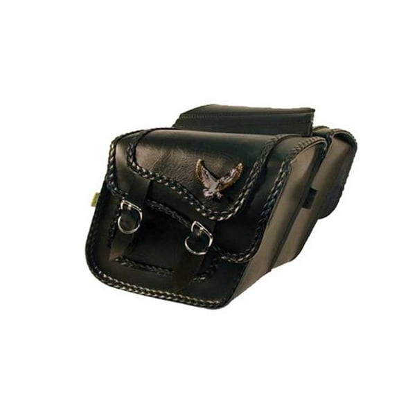 Willie & Max 58708-20 Black Magic Compact Slant & Super Slant Saddlebags