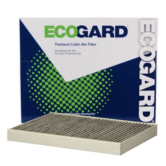 ECOGARD XC10582C Premium Cabin Air Filter with Activated Carbon | Fits 2018-2026 Audi Q5 2.0L; 2019-2026 Porsche Cayenne 3.0L, 4.0L; 2017-2026 Q7 2.0L, 3.0L; 2019-2023 e-tron Quattro, Cayenne 2.9L