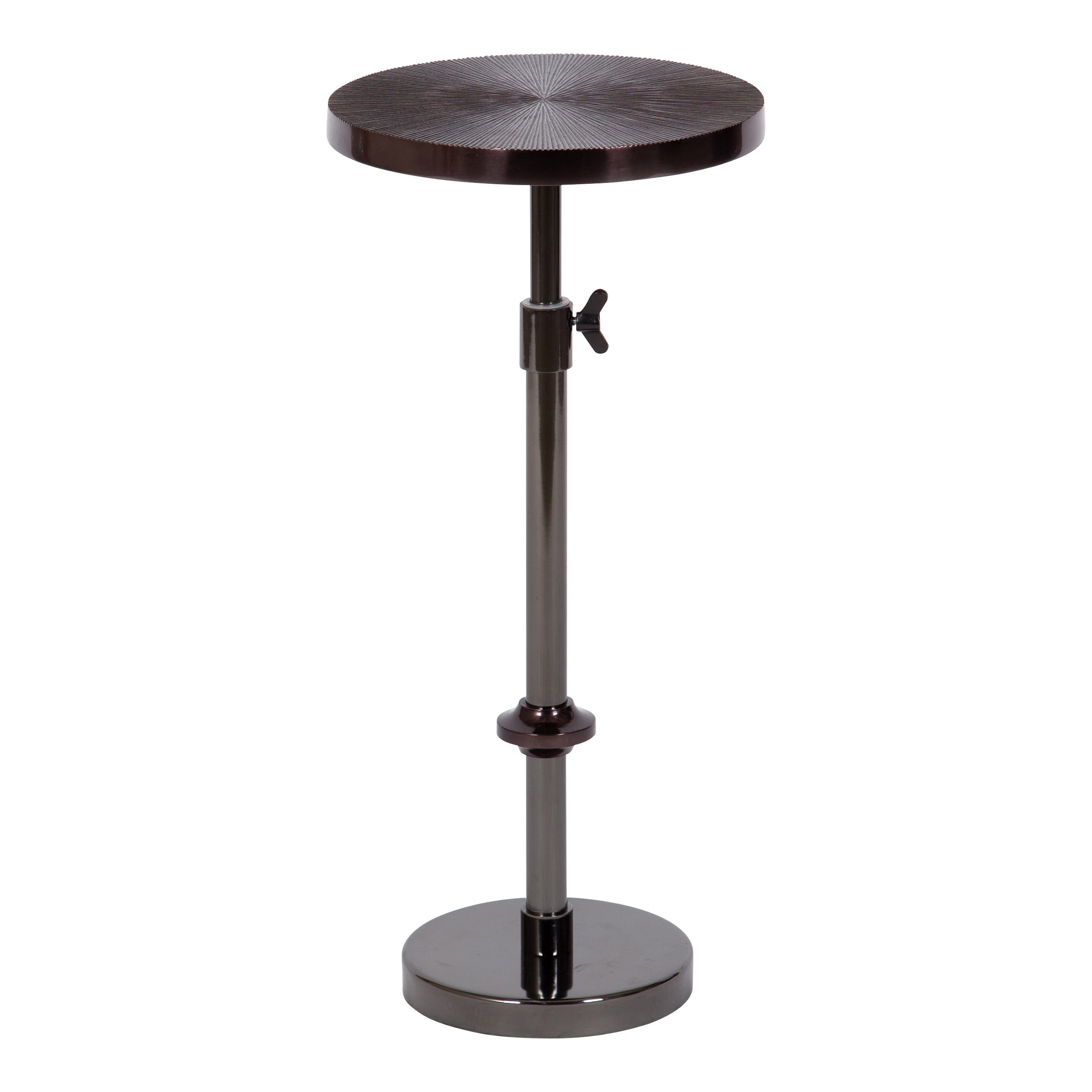 Kate and Laurel Engles Transitional Adjustable-Height Pedestal Drink ...