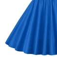 thumbnail image 6 of enyan Toddler Dresses Girl's Dresses Cotton Ruffle Sleeve Tiered Swing A-Line Cute Casual Sundress,Blue,3-4 Years, 6 of 6
