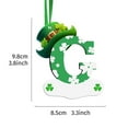 thumbnail image 1 of Uuiauoio Christmas Hat Ornaments with 26 Alphabet Letters - Pendant Hanging Decor for Tree, Wreath, Mantle, Home, Office, and Holiday Party Decoration - Festive Gift Idea for Family and Friends, 1 of 2