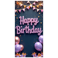 thumbnail image 5 of Yatrandify Glitter Happy Birthday Balloon Banner for Celebration Party Decoration Event Background, 5 of 7