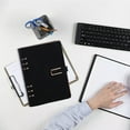 thumbnail image 5 of Business office notebook loose-leaf notepad student imitation leather 6 rings, 5 of 5