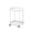 White, variant on Mobile Storage Cart with Wheels, Portable Side Table for Bedroom, Living Room, Study Desk, Rolling Storage Rack, Bedside Table, Assembly Required