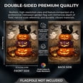 thumbnail image 6 of CSZPPQAF Hallween Pumpkins Flags 12x18 Double Sided,2 Pack-165 GSM Polyester Fall Yard Decoration Flags, Fade Resistant, 6 of 6