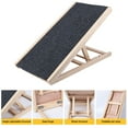 thumbnail image 5 of Acekid Folding Wooden Dog Ramp for Bed & Couch, Adjustable Portable Pet Ramp, 27.5" Long, 100lbs Capacity, 5 of 8