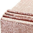 thumbnail image 3 of Sequin Table Runner 30x300cm Shiny Exquisite Decorative 3mm Sequins Table Runner for Parties Banquets Rose Gold, 3 of 10