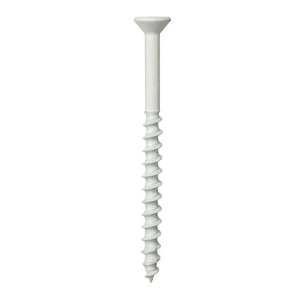 Simpson Strong Tie TNT25400TFC25 1/4 in. x 4 in. Flat Head Star Drive Titen Turbo Concrete Screws 25-Pack