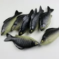 thumbnail image 3 of Sioweci Simulated Fish Model Realistic Black White Artificial Crucian Figurine Fish Decoration Ornament Kids Animal Learning Toy Photo Prop Red, 3 of 12
