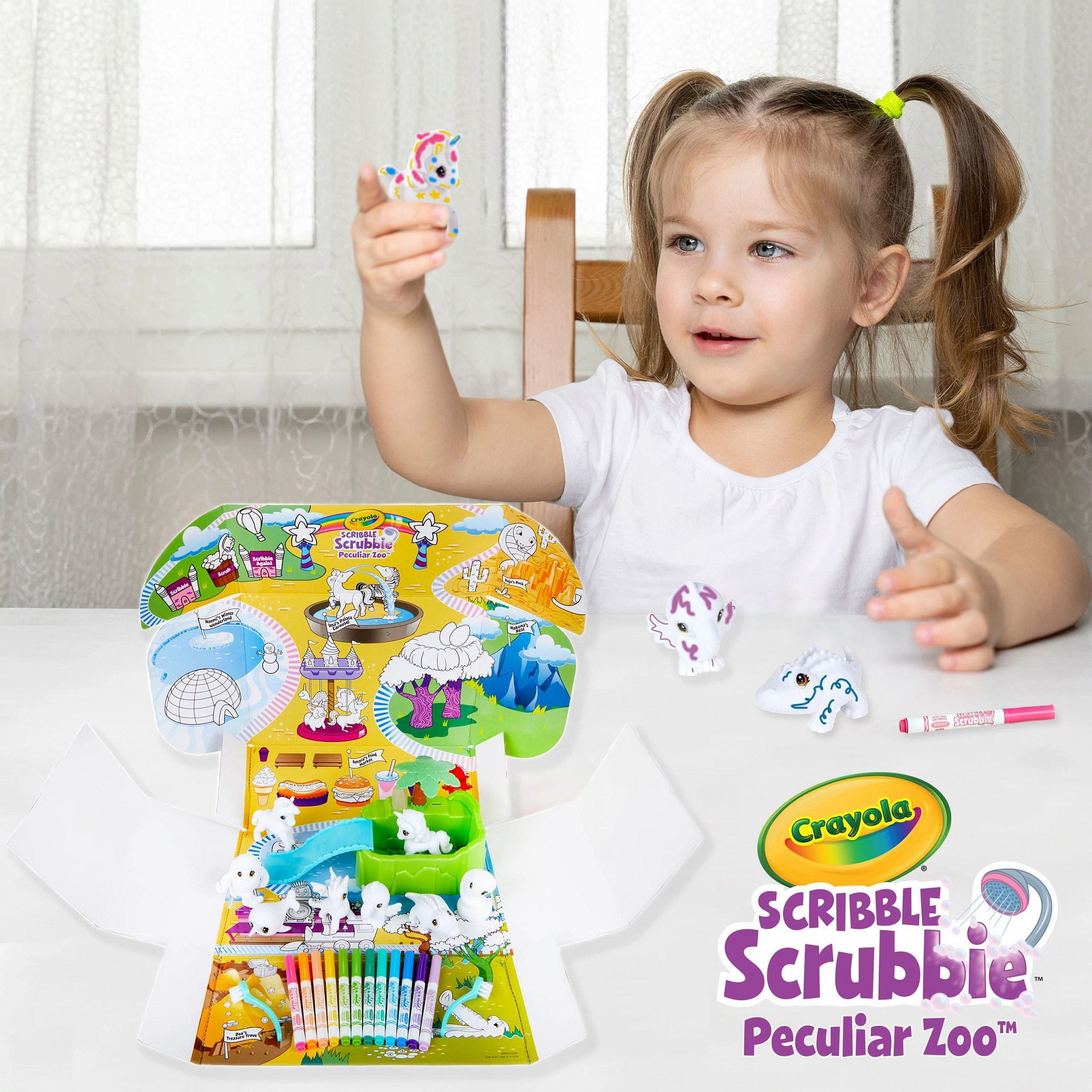 Crayola Scribble Scrubbie Peculiar Pets, Kids Toys, Gift for Kids