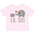 thumbnail image 3 of Inktastic Little Sister Elephant Girls Toddler T-Shirt, 3 of 5