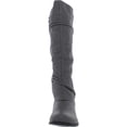 Women's Journee Collection Harley Wide Calf Knee High Boot Grey Faux