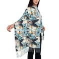 thumbnail image 4 of Sikiie Butterflys Shawl Wraps Big Scarf Tassel Fall Winter Thick Scarf Warm Shawl Women Fall Gifts, 4 of 8