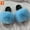 D, variant on Women's Summer Colorblock Faux Fur Slides – Soft Fluffy Slip-On Sandals for Indoor & Outdoor Wear, Plus Sizes Available