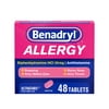 Benadryl Ultratabs Antihistamine Cold & Allergy Relief Tablets, 48 Count