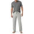 thumbnail image 2 of George Men's and Big Men's Feed Stripe Knit Sleep Pajama Pants, S-5XL, 2 of 7