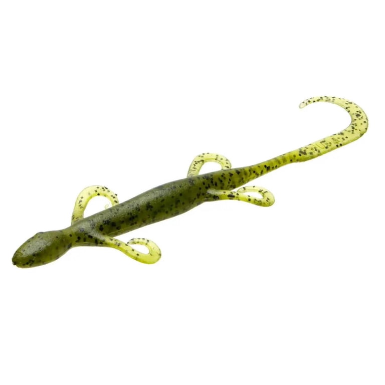 Zoom Mag Lizard 8'' Green Pumpkin Red 9pk - Walmart.com