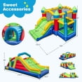 thumbnail image 3 of Bountech Inflatable Obstacle Course Bounce House with Tunnels Bounce Area Blower Excluded, 3 of 9