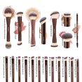 thumbnail image 2 of MAANGE 20 piezas pinceles de maquillaje profesionales + bolsa de almacenamiento base en polvo rubor sombra de ojos cepillo herramienta organizadora de mezcla de belleza, 2 of 5