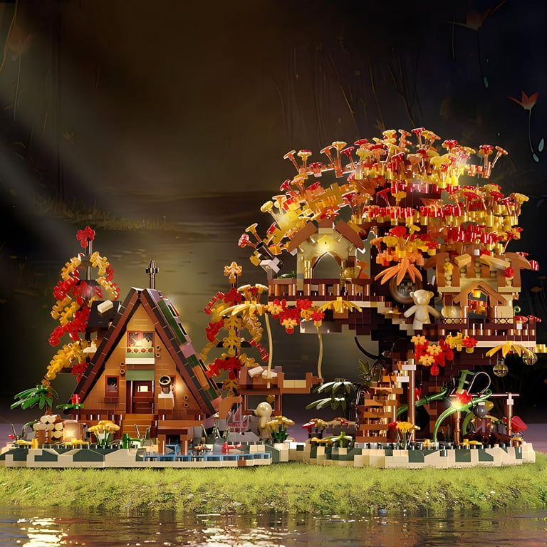 GZBrick Cherry Blossom Bonsai Tree House Building Sets Compatible with Lego  Flowers for Adults Girls 2725PCS - Walmart.com