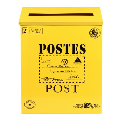

1Pc Outdoor Newspaper Box Multifunctional Letter Box Durable Post Box Decor