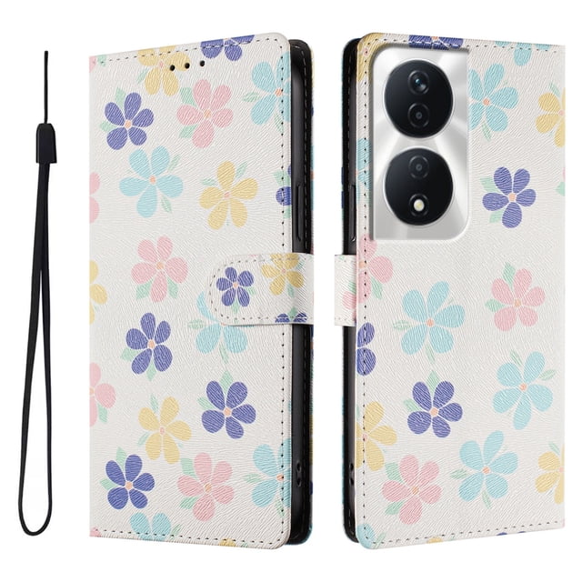 FOXDOCK Funda Tipo Cartera para Honor X7B con Soporte y Correa – Diseño de Patrones Lindos