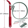 thumbnail image 2 of Multi-Purpose Belt Strap Wrench, 21.2 / 540mm Capacity Adjustable Strap and 10.4(265mm) Steel Handle Green, 2 of 5