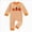 D175-Orange, variant on 12-18 Months Newborn Halloween Cute Casual Baby Fall/Winter Long Sleeved Dress With Boys And Girls Underwear Pajamas Rompers And Home Clothes Orange