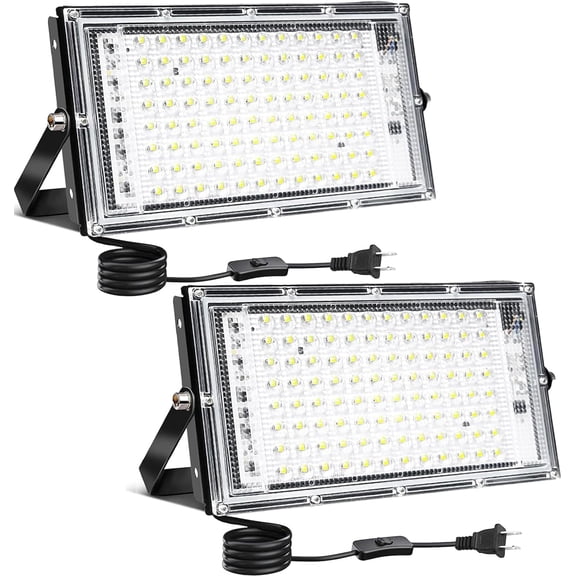 Ouside ‎Corded Electric Spotlight Floodlights, 9.85 in, 2 Pieces