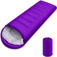 thumbnail image 1 of HLONK Sleeping Bag  Lightweight Spring/Summer Weather Sleep Bags for Kids Adults Girls Women  Microfiber Filled 15-25 Degree for Backpacking/Hiking/Camping/Mountaineering with Compression, 1 of 8