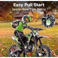 thumbnail image 2 of 40CC Kids Dirt Bike, 4-Stroke Gas Powered Mini Motorcycle for Kids Ages 6-14, 25MPH Youth Off Road Dirt Bike with Dual Disc Brakes, Full Suspension, No Oil Mixing, Easy Start, 2 of 9
