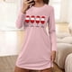 thumbnail image 1 of Camisón corto de manga larga y cuello redondo para mujer, bata de baño holgada de invierno para el hogar, bata de poliéster para mujer., 1 of 6