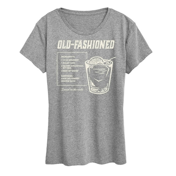 Instant Message - Old Fashioned Recipe - Women's Short Sleeve Graphic T-Shirt