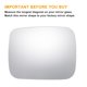 thumbnail image 3 of Reemplazo de vidrio del espejo retrovisor izquierdo calefaccionado de 1 pieza de Unique Bargains con vidrio blanco y ajuste trasero para JEEP Renegade, 3 of 6