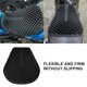 thumbnail image 5 of Cojín De Asiento De Motocicleta, Alfombrilla De Asiento De Absorción De Impactos, Almohadilla De Asiento De Alivio De Presión, Función De Enfriamiento, Resistente Al Desgaste Para Conducir Al Aire Noticed VI004389-00, 5 of 5
