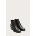 thumbnail image 2 of Frye Women CARSON PIPING BOOTIE BLACK/SOFT FULL GRAIN HEEL, 2 of 5