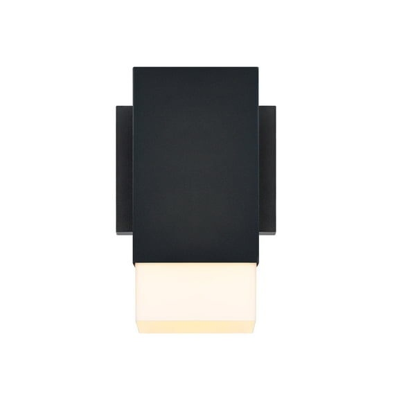 Designers Fountain D317M-10EW-BK Willowsong 10" Tall Outdoor Wall Sconce - Black