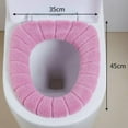 thumbnail image 6 of Walbest Bathroom Ultra Soft Toilet Seat Cover Pad, Toilet Seat Cushion Washable and Comfortable Toilet Seat Cover Pad, Fits Most Size Toilet Lid, 6 of 7
