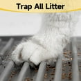 thumbnail image 3 of FL Extra Large Litter Mat: Super Easy Clean 45"x31" XL Cat Litter Trapping Mat - Raised-edges Waterproof Kitty Litter Catcher Mat Jumbo, 3 of 6