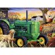 thumbnail image 1 of Taladro diamante pintura (DE2813) 5D DIY completo Tractor perro punto de cruz bordado Kit 50x70cm Hugtrwg Para estrenar, 1 of 1