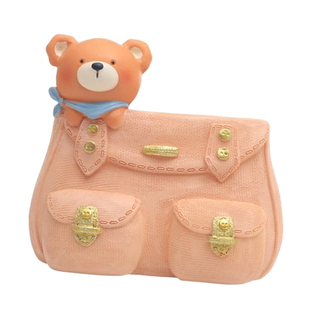 Maceta Creativa, Maceta de Dibujos Animados, Adorno de Resina, Bolsa Decorativa en Forma de Bolígrafo, Soporte para Regalo de Cumpleaños, Decoración D Soportar CUTICAT Titular de bolígrafos
