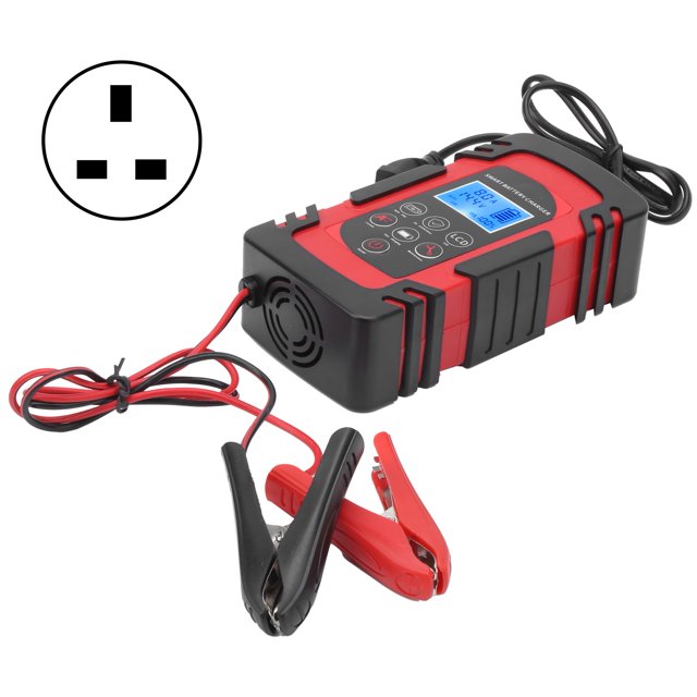 DC‑80 Smart Battery Charger Maintainer Overcharge Protection for Car Motorcycle AC110‑220VUK Plug