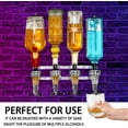 thumbnail image 4 of Distributeur de Liqueur Mural Fafa, Buse Rotative, Ensemble de Vaisselle, Support de Bar, Distributeur de Vin, Verseur 30ml par 4 Bouteilles, 4 of 4