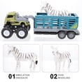 thumbnail image 2 of Weiweiguan 1 Set Inertial Car Toy Trailer Animal Toy Large Truck Counter Car Model, 2 of 6