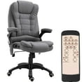 thumbnail image 1 of Vinsetto Chaise de Bureau de Massage avec Vibration à 6 Points, Gris, 1 of 10