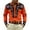 Orange, variant on Mens Dress Shirts Casual Western Cowboys Long Sleeve Top Carnival Festive Button Down Lapel Comfortable Shirt for Men Purple XXL