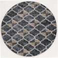 thumbnail image 1 of Radici 3793-1024-GREY 5 ft.3 Round Iseo Area Rug - Grey, 1 of 1